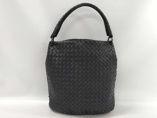 BOTTEGA VENETA Bottega Veneta Dark Navy Intrecciato Handbag