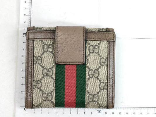 GUCCI GG Pattern 523173 Bifold Wallet