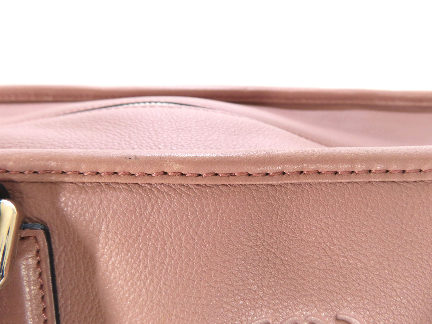 LOEWE Amazona 36 Leather/Pink Handbag