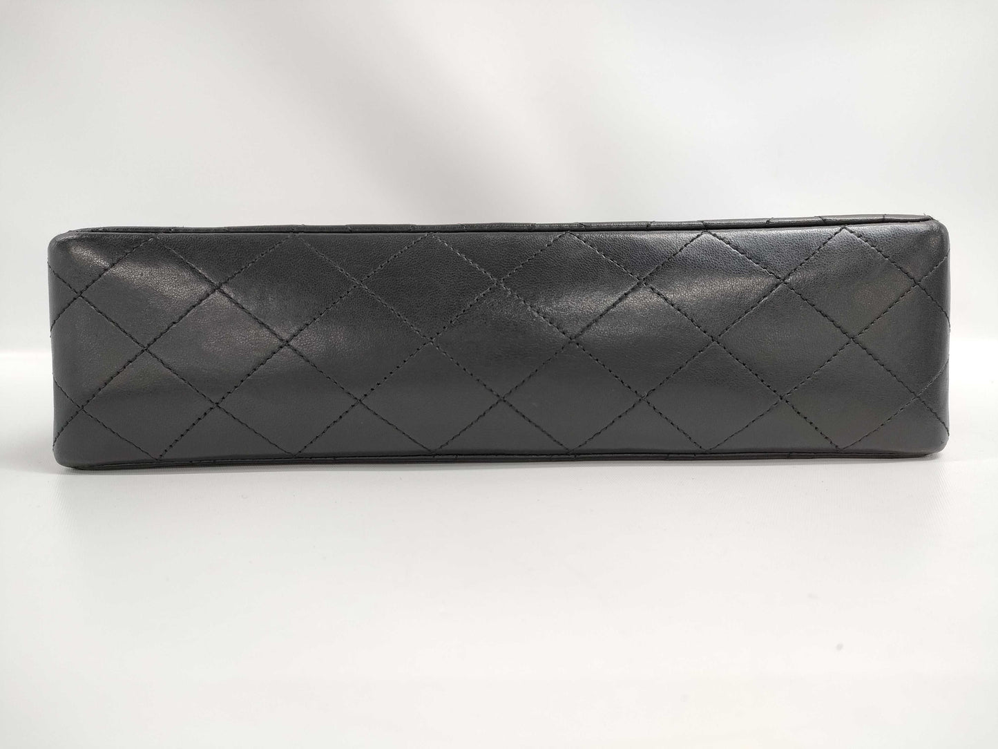 CHANEL CHANEL Matelasse 25 Double Flap/Lamb/Black/GD/1st Series Shoulder Bag