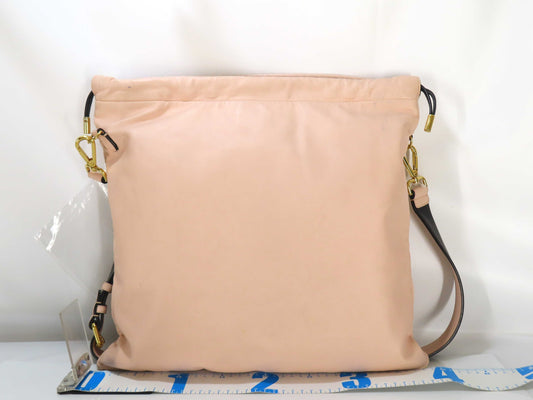 FENDI Slim Clutch Medium Leather/Light Pink Shoulder Bag