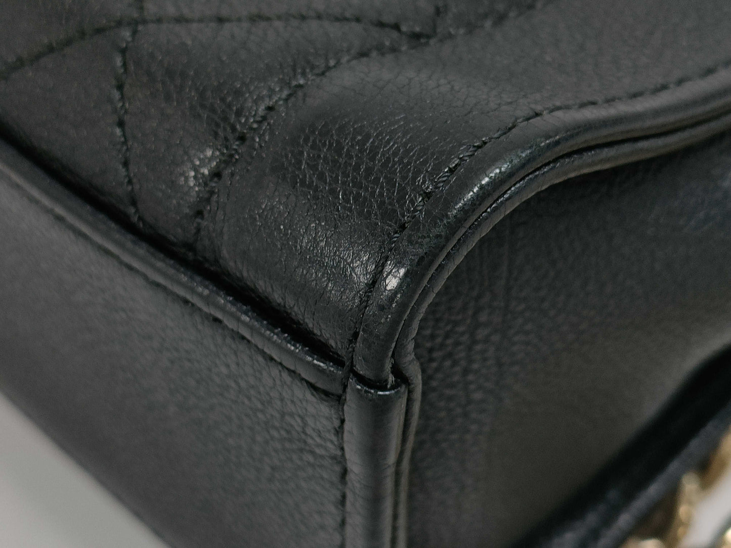 CHANEL CHANEL 2-Way Shoulder Bag, Calfskin/Black/GD