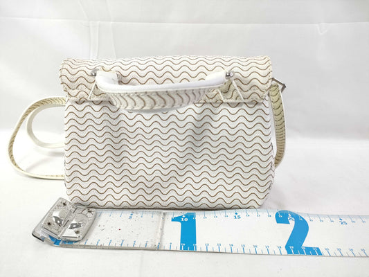ZANELLATO Postina 2-Way PVC/White Handbag