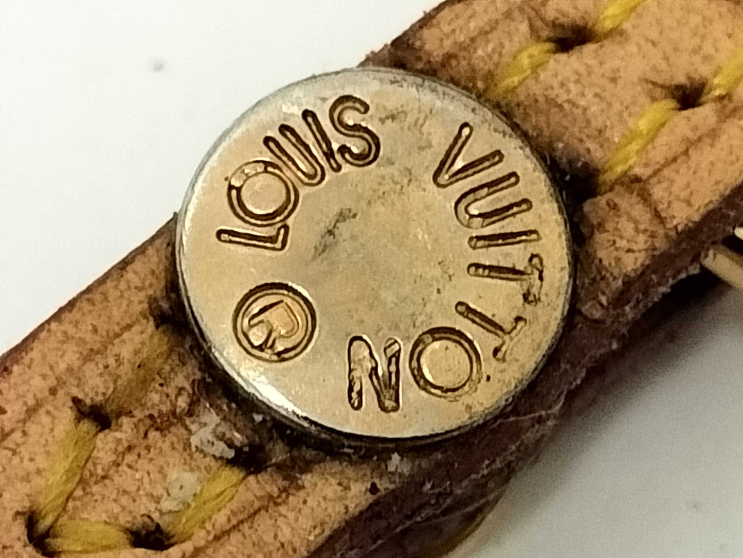LOUIS VUITTON LOUIS VUITTON Strap Tanned Leather Strap