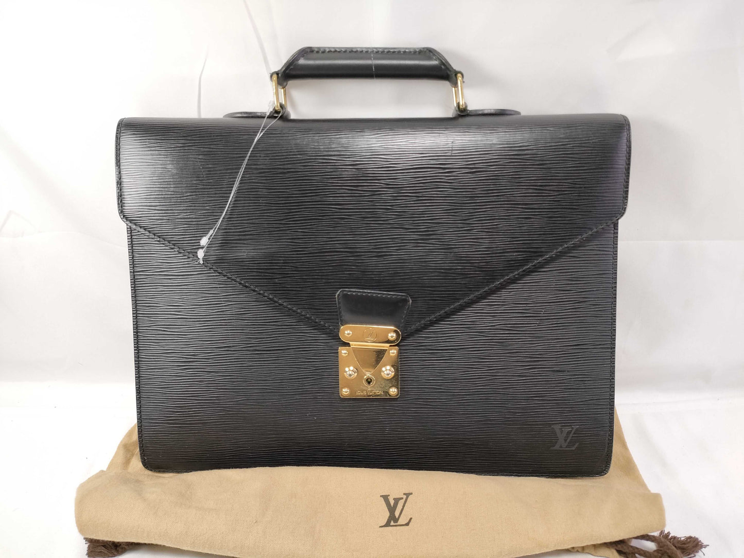 LOUIS VUITTON Epi LOUIS VUITTON Celciviette Conseier Epi/Noir Business Bag