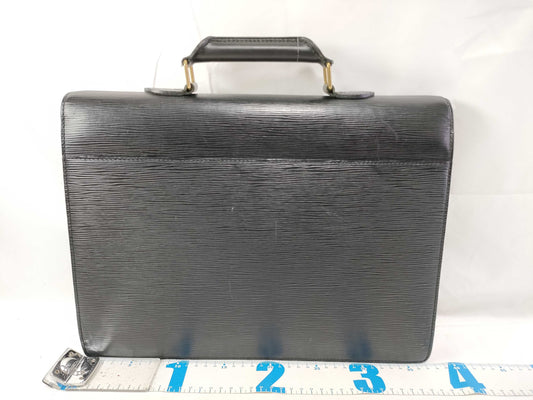 LOUIS VUITTON Epi Leather Business Bag in Noir