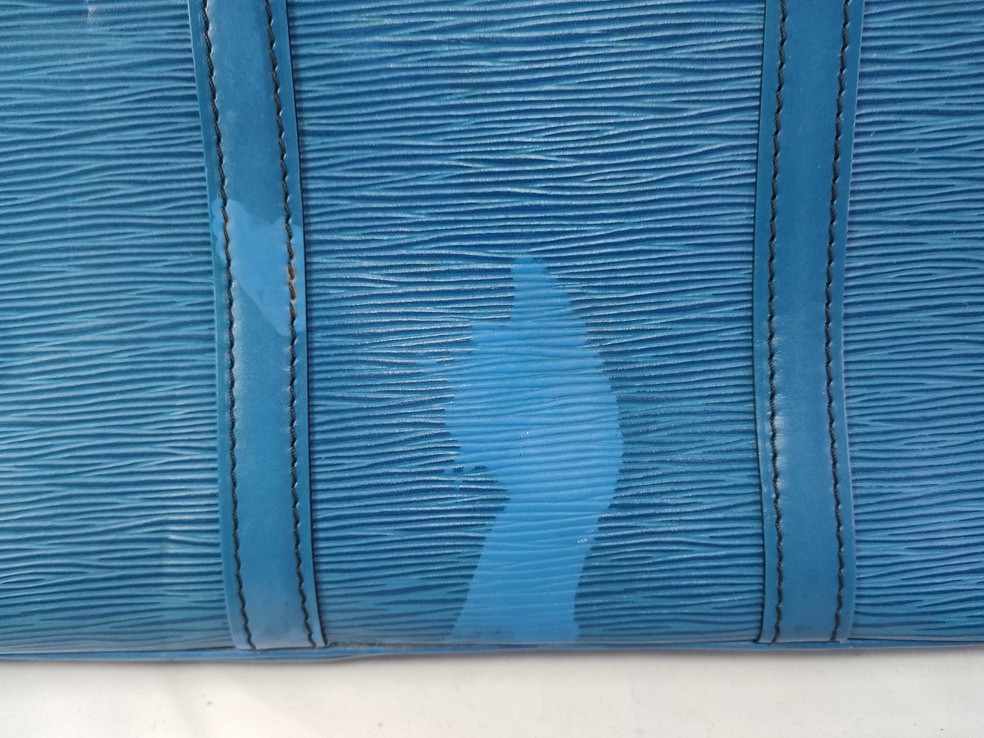 LOUIS VUITTON Epi LOUIS VUITTON Porte Documan Voiage Epi/Blue Celeste Business Bag