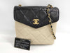 CHANEL CHANEL Matelasse Shoulder Bag, Lamb/Black/Beige/GD/0 Series