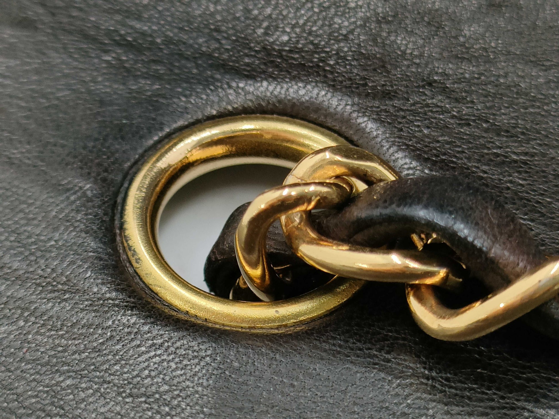 CHANEL CHANEL Diana 22 Lamb/Black/GD/2nd Series Shoulder Bag