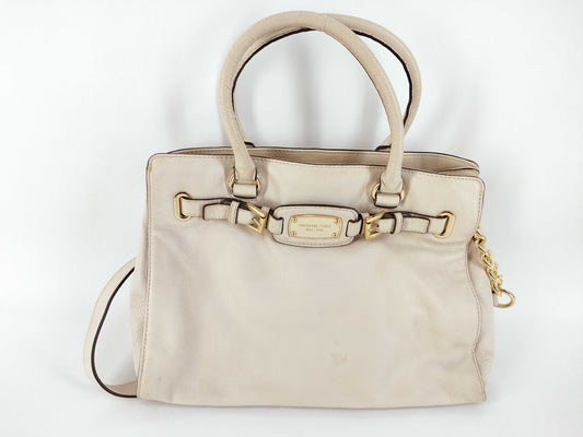 Michael Kors Mark Jacobs 2way Grain Leather White Handbag