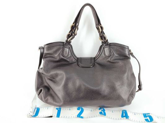 Salvatore Ferragamo Salvatore Ferragamo 2way Leather Shoulder Bag Handbag