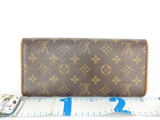 LOUIS VUITTON Monogram Louis Vuitton Monogram Pochette Twin GM M51852 Wallet