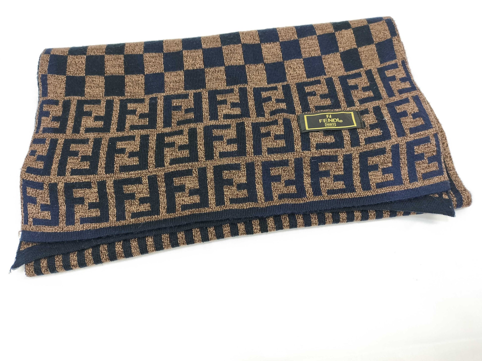 FENDI Zucca Pattern Fendi Zucchino Muffler Muffler