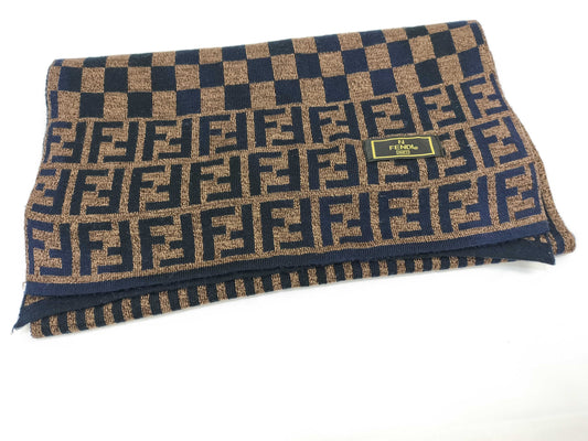 FENDI Zucca Pattern Fendi Zucchino Muffler Muffler