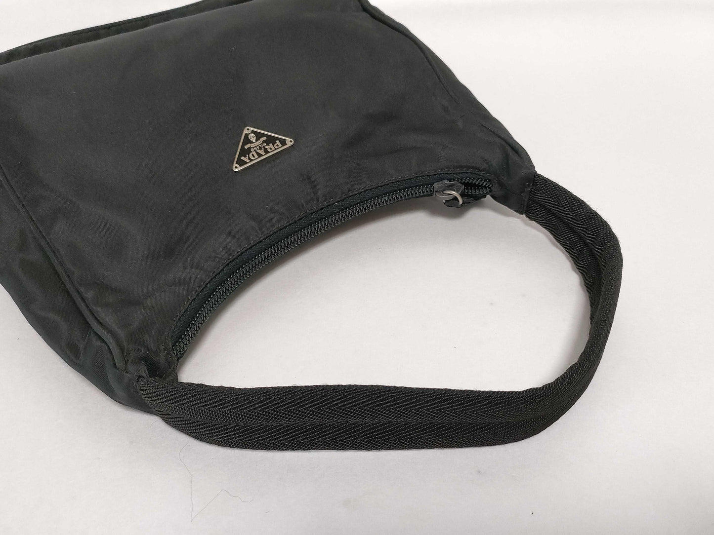 PRADA Nylon Prada Handbag Black Handbag