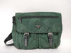 PRADA Nylon Prada Shoulder Bag Green Shoulder Bag