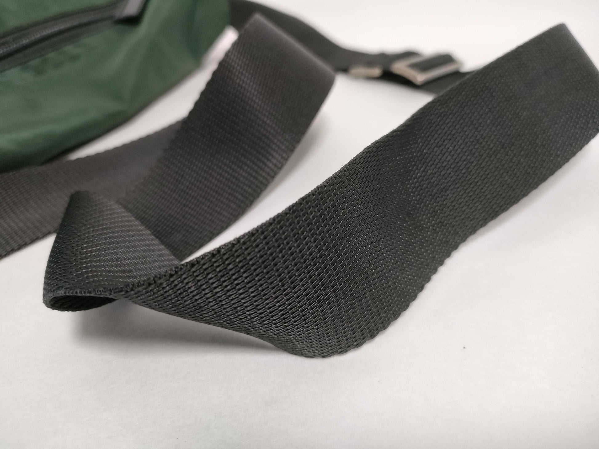 PRADA Nylon Prada Shoulder Bag Green Shoulder Bag