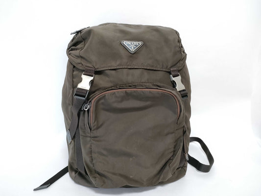 PRADA Nylon Prada Rucksack Brown Rucksack