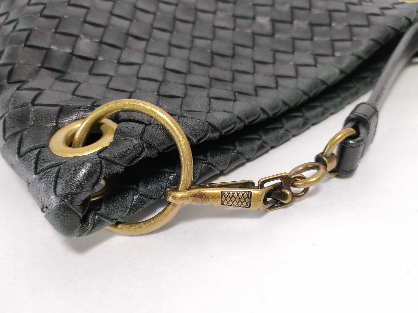 BOTTEGA VENETA Intrecciato Intrecciato Intrecciato Shoulder Bag Black Shoulder Bag