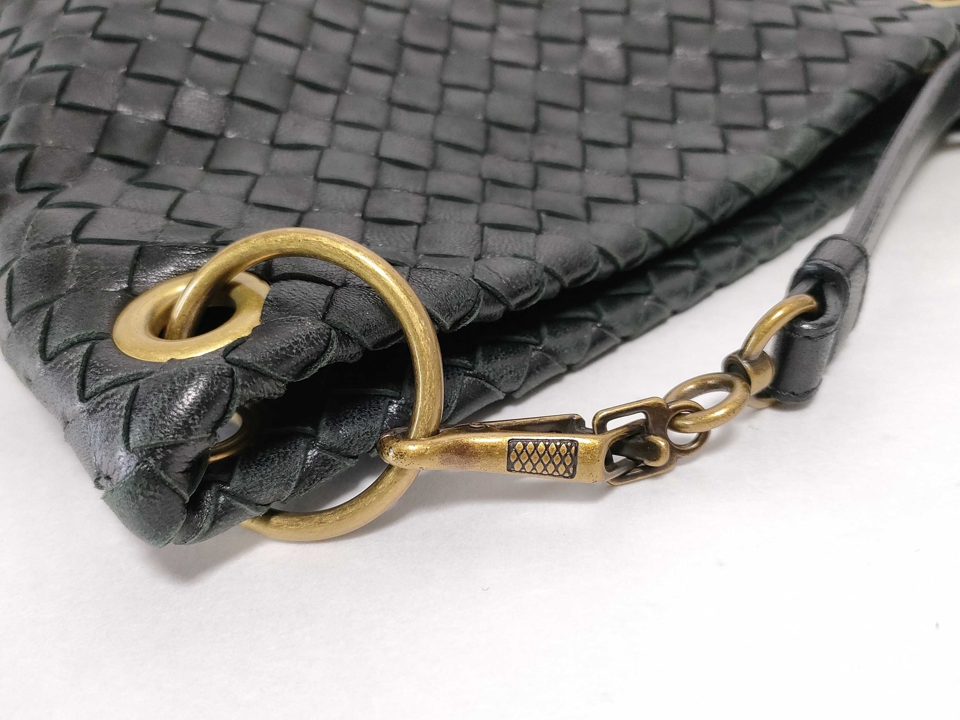 BOTTEGA VENETA Intrecciato Intrecciato Intrecciato Shoulder Bag Black Shoulder Bag