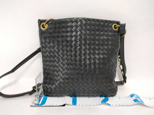 BOTTEGA VENETA Intrecciato Intrecciato Intrecciato Shoulder Bag Black Shoulder Bag