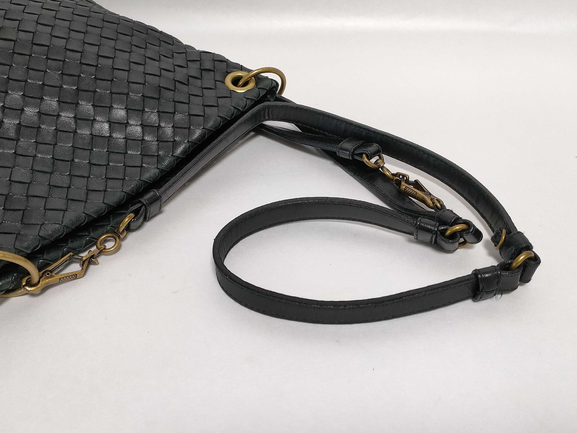 BOTTEGA VENETA Intrecciato Intrecciato Intrecciato Shoulder Bag Black Shoulder Bag