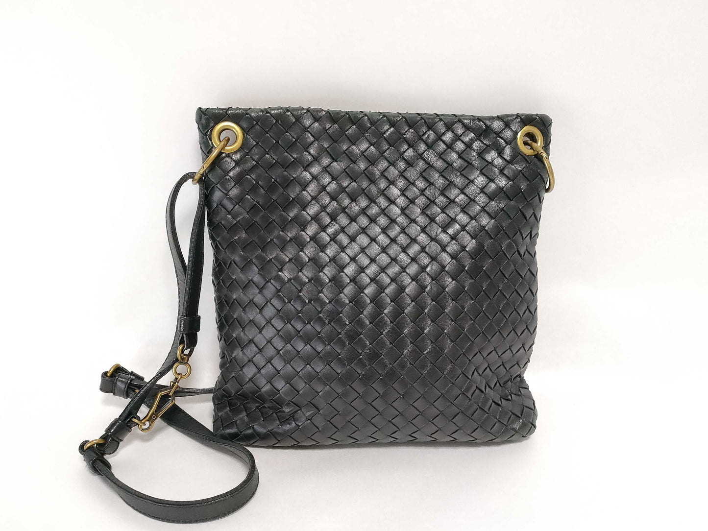 BOTTEGA VENETA Intrecciato Intrecciato Intrecciato Shoulder Bag Black Shoulder Bag