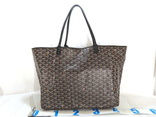 GOYARD Saint-Louis Tote Bag with Pouch Black Tote Bag