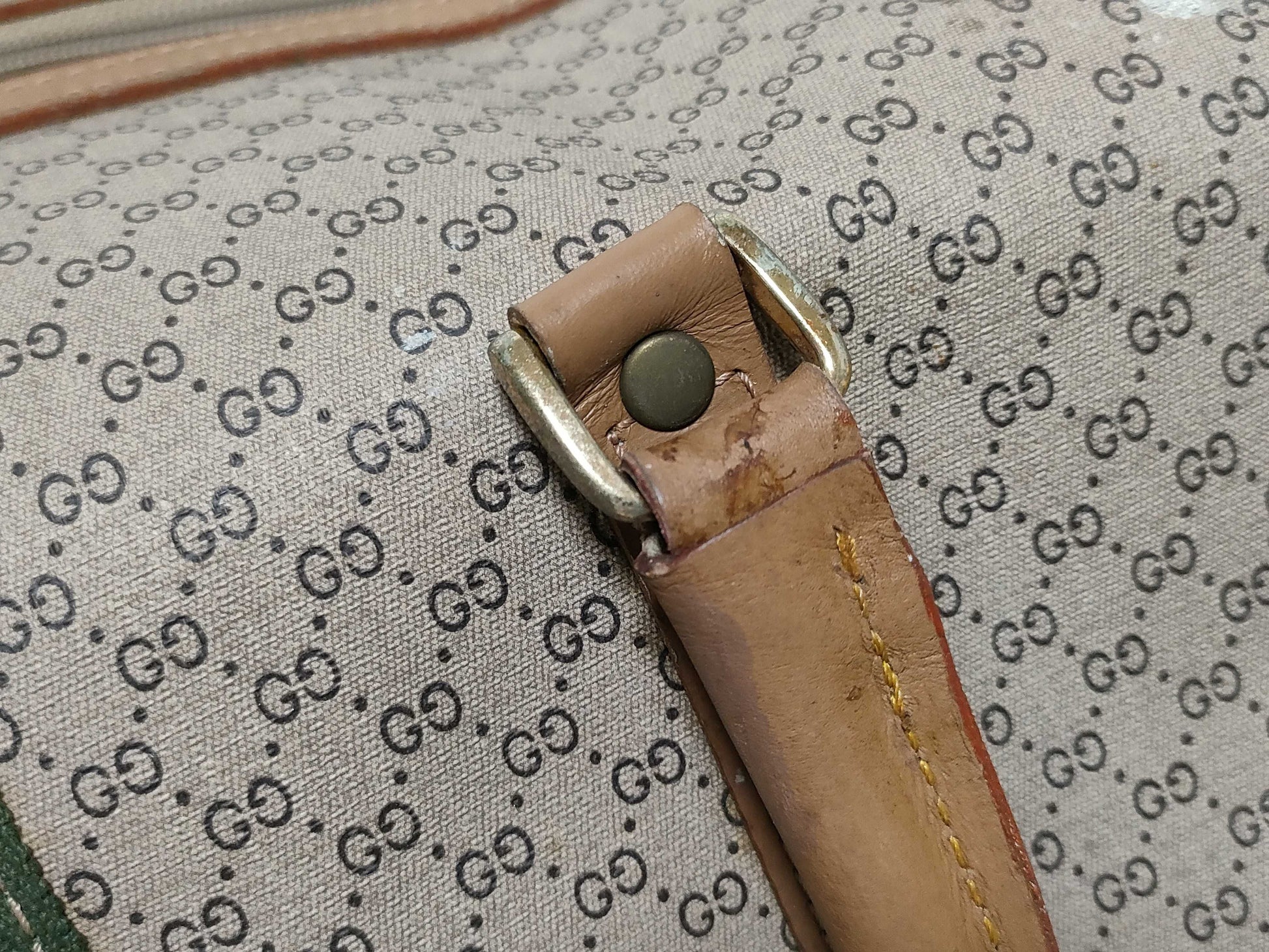 GUCCI Gucci Sherry Micro GG Boston Bag Boston Bag
