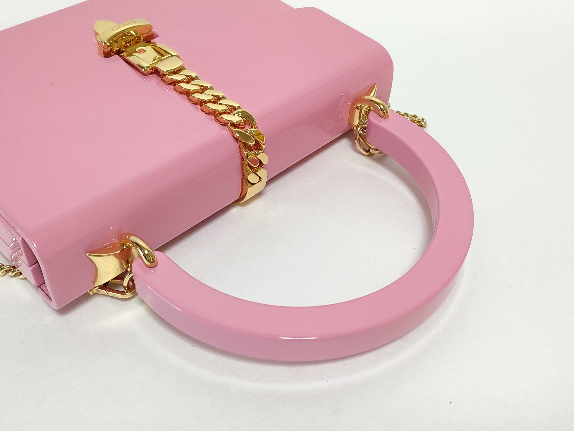 GUCCI Gucci Chain Shoulder Bag Handbag Pink Sylvie Handbag