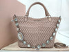 Miu Miu Matelasse 2-Way Handbag with Long Strap, Pink
