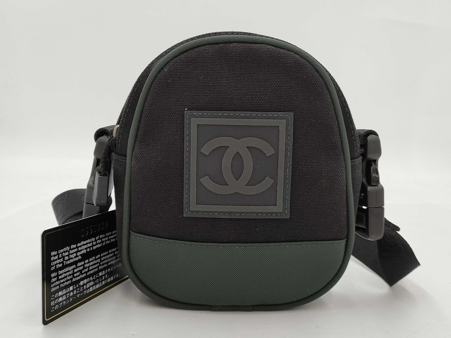 CHANEL Sport Shoulder Bag Green Shoulder Bag