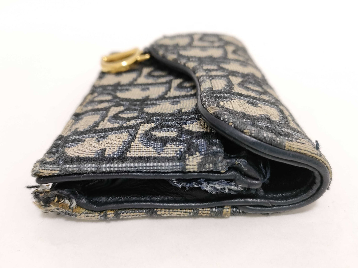 Dior Trotter Christian Dior Trotter Coin Case Black Saddle Coin Case