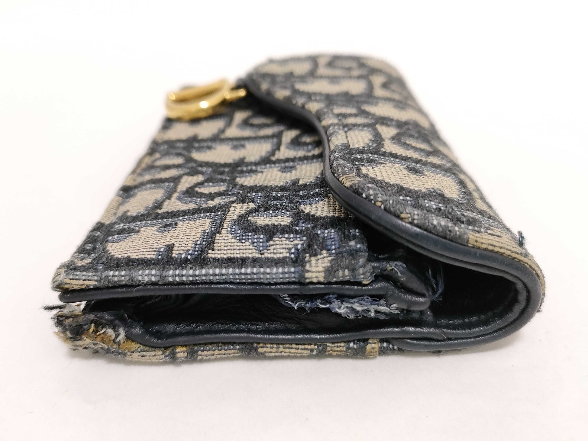Dior Trotter Christian Dior Trotter Coin Case Black Saddle Coin Case