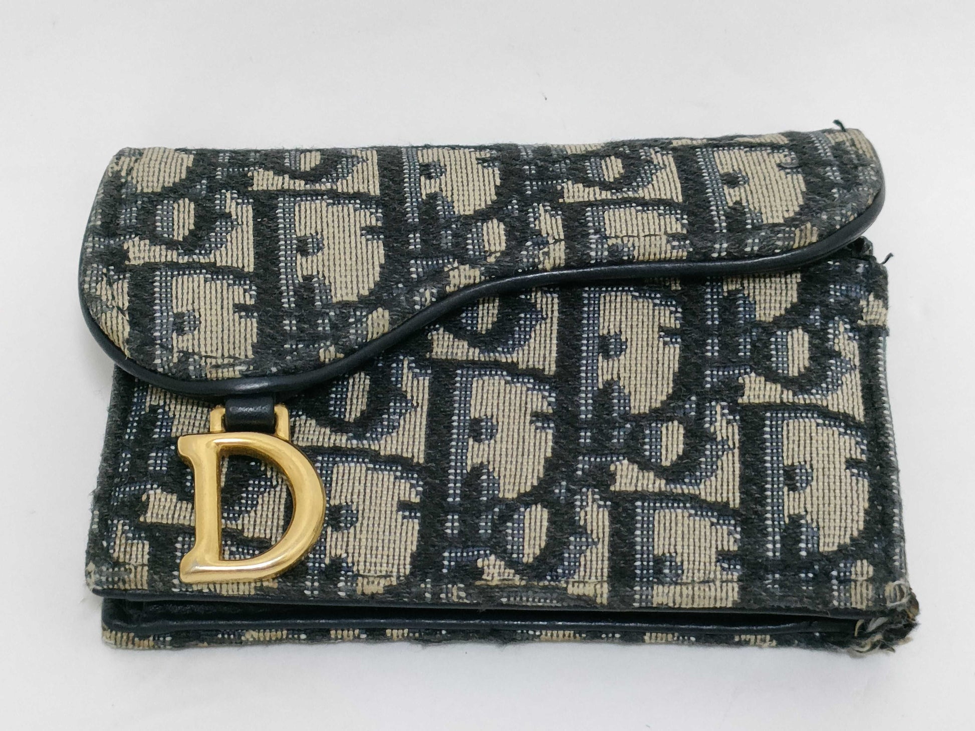 Dior Trotter Christian Dior Trotter Coin Case Black Saddle Coin Case