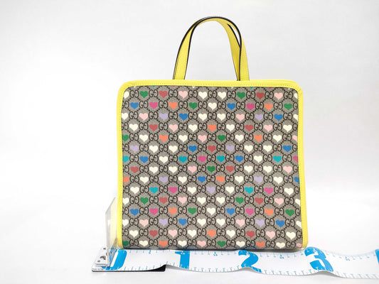 GUCCI GG Supreme Gucci GG Supreme Handbag Yellow Children's Handbag