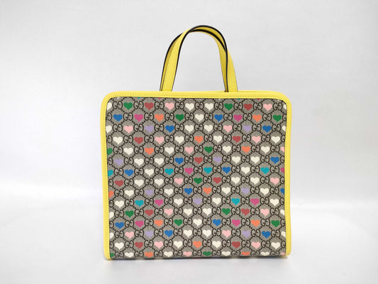GUCCI GG Supreme Gucci GG Supreme Handbag Yellow Children's Handbag