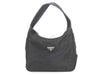 PRADA Nylon Prada Handbag Black Handbag