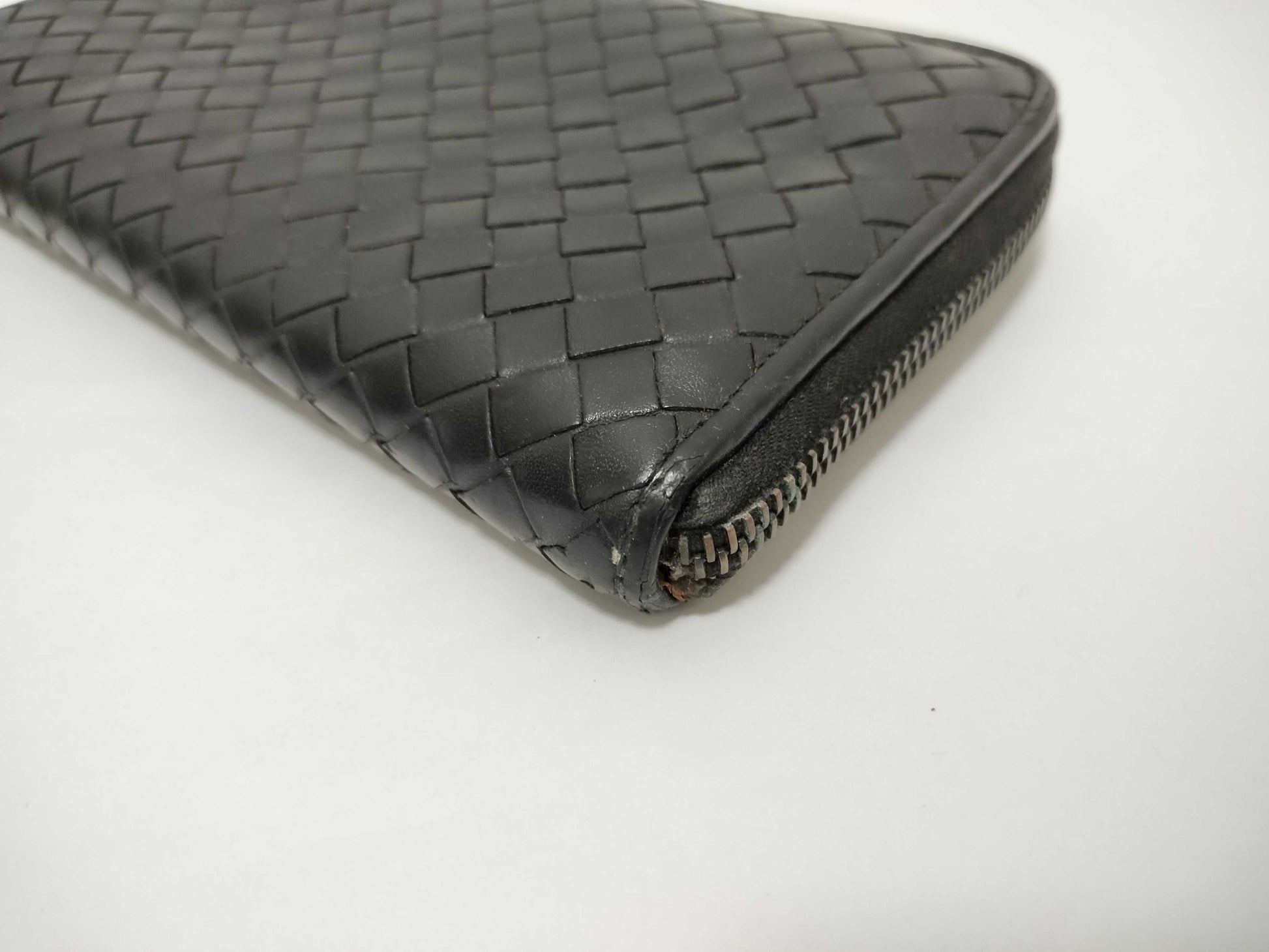 BOTTEGA VENETA Intrecciato Wallet Black