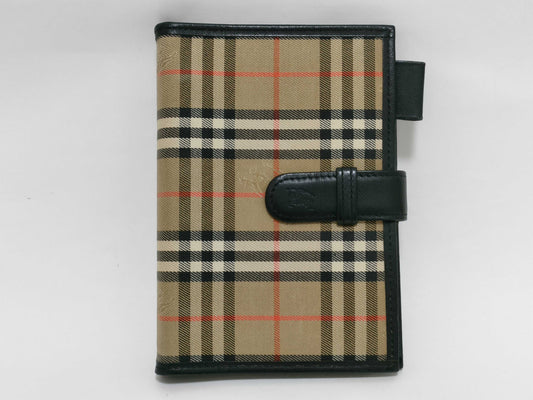 BURBERRY Black Notebook Cover