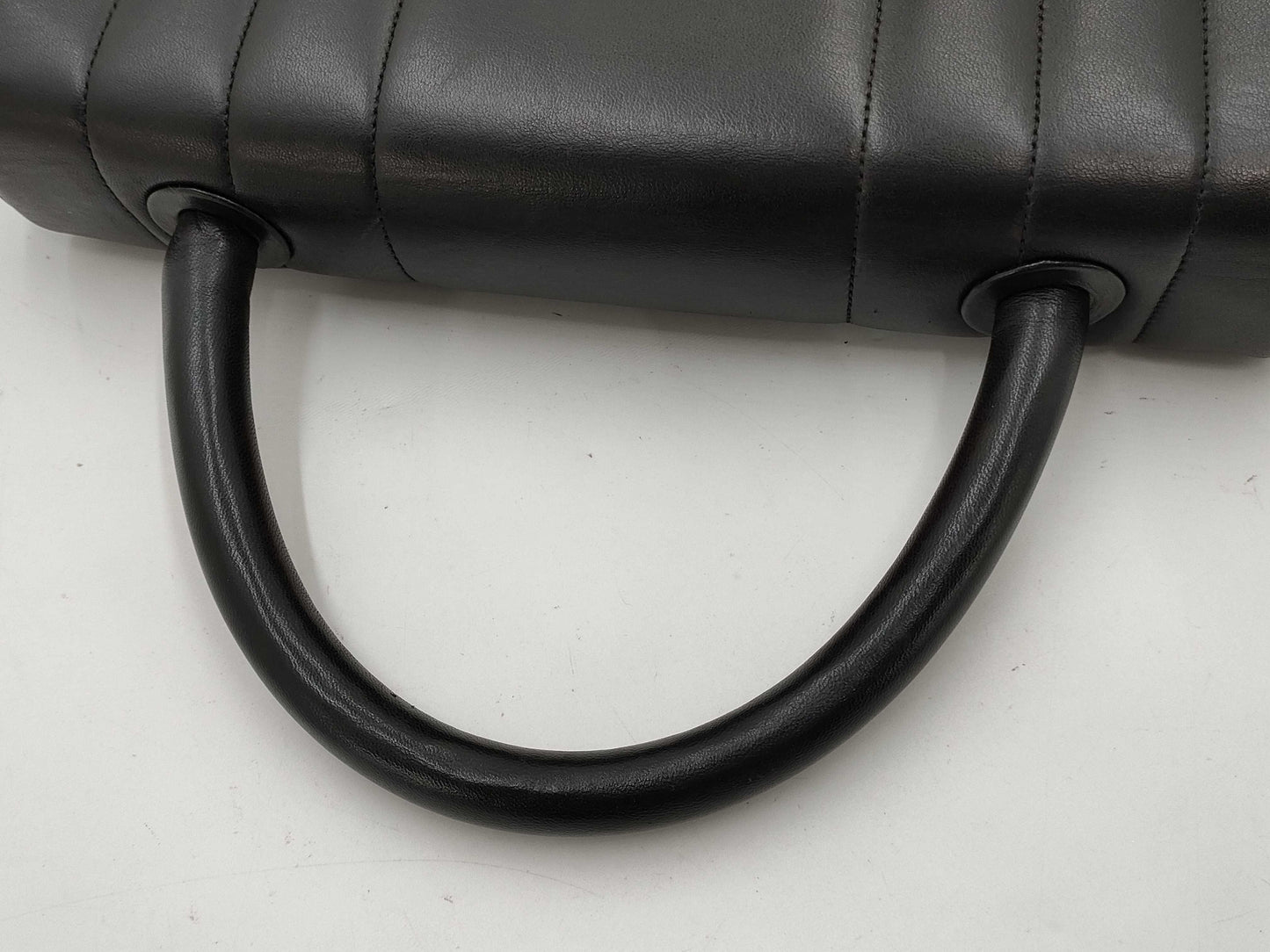 CHANEL Mademoiselle Handbag Black Turnlock Handbag