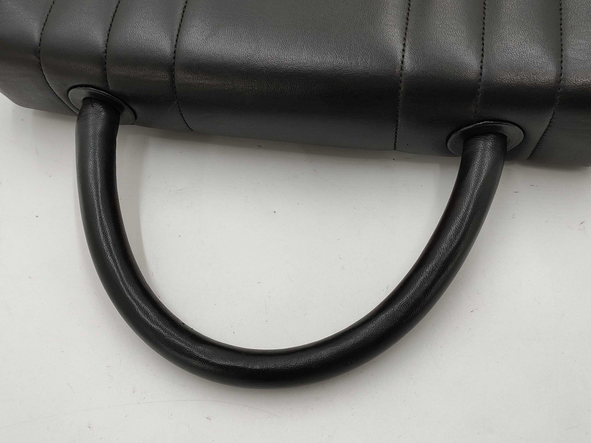 CHANEL Mademoiselle Handbag Black Turnlock Handbag