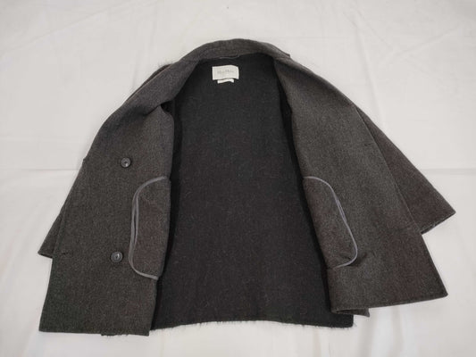 MaxMara White Tag Cutietoamano Alpaca Double-Breasted Jacket, Size 42, Coat