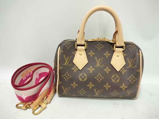 LOUIS VUITTON Monogram Louis Vuitton Speedy Bandouliere 20 M46222 Handbag