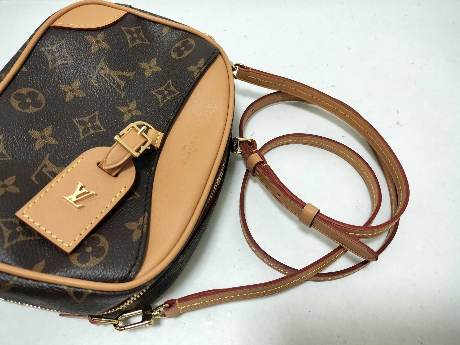 LOUIS VUITTON Monogram Deauville MINI M45528 Shoulder Bag