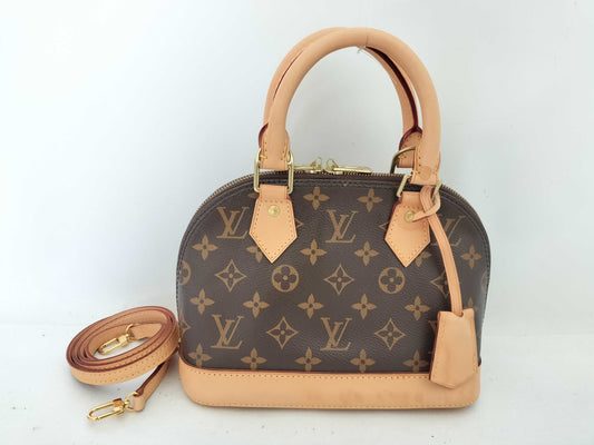 LOUIS VUITTON Monogram Louis Vuitton Alma BB Handbag