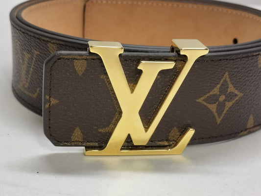 LOUIS VUITTON Monogram Louis Vuitton Belt Size 100 Belts