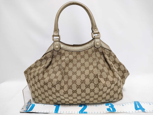 GUCCI GG Canvas Gucci Sookie GG Campus Tote Bag