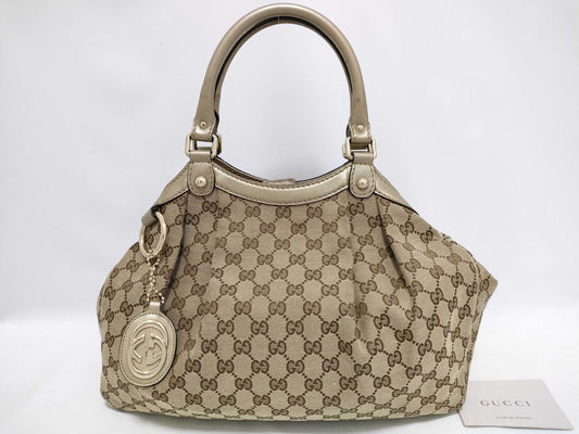 GUCCI GG Canvas Gucci Sookie GG Campus Tote Bag