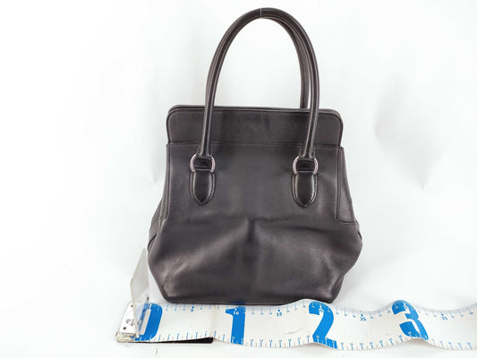 HERMES Toolbox 20/Swift/Black/□N Engraved/Silver Hardware Bag